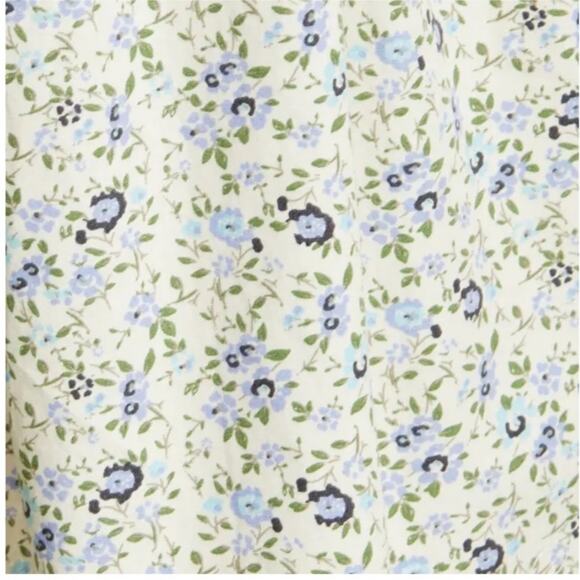 Free People Petunia Floral Open Back Apron Mini Dress Size Small - Picture 5 of 11